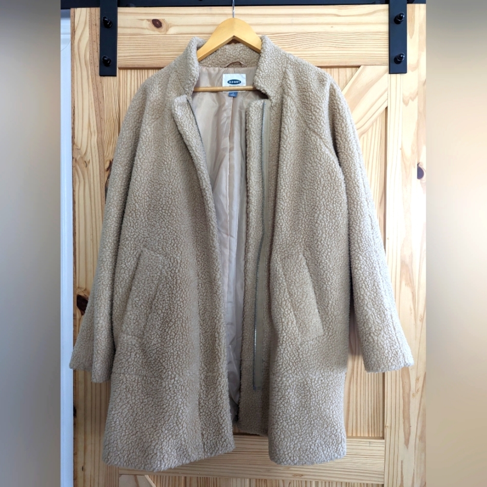 Teddybear Knee Length Coat